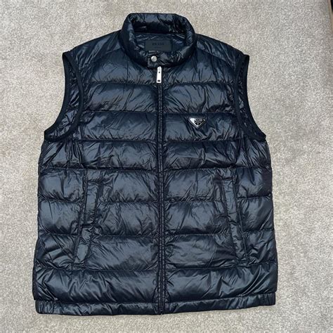 prada body warmer mens|Prada men's sale.